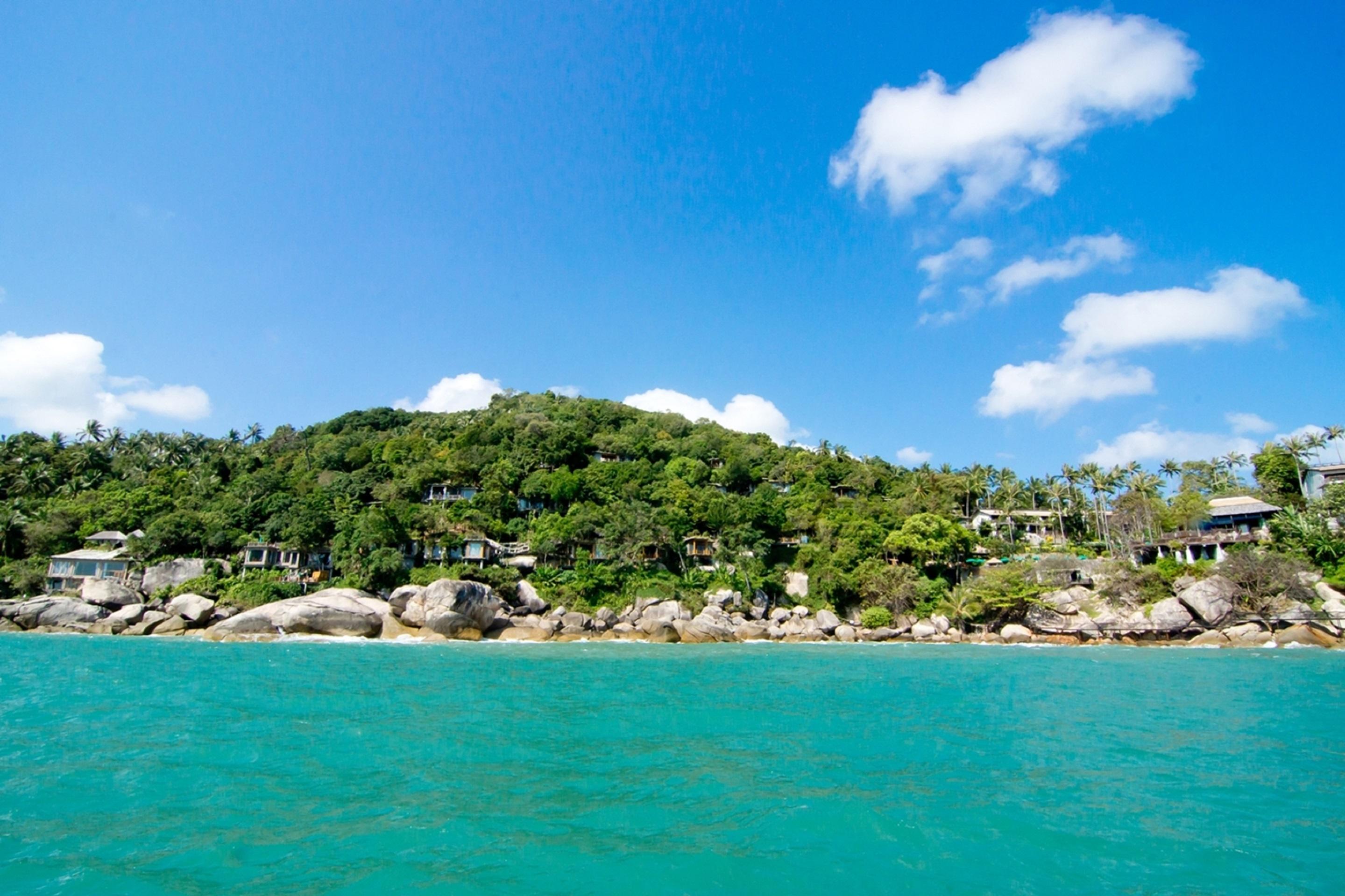 Panviman Resort Koh Phangan - Sha Extra Plus Thong Nai Pan Noi Exterior photo View of the resort from the sea